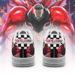 Tokyo Ghoul Shoes Merch: Yoshimura Air Force Shoes -Tokyo Ghoul Store tokyo ghoul yoshimura air force sneakers custom checkerboard shoes anime gearanime 3
