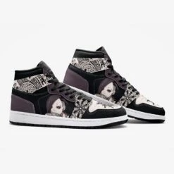 Tokyo Ghoul Shoes Merch: Uta Jordan Sneaker -Tokyo Ghoul Store uta tokyo ghoul custom j force shoes 3